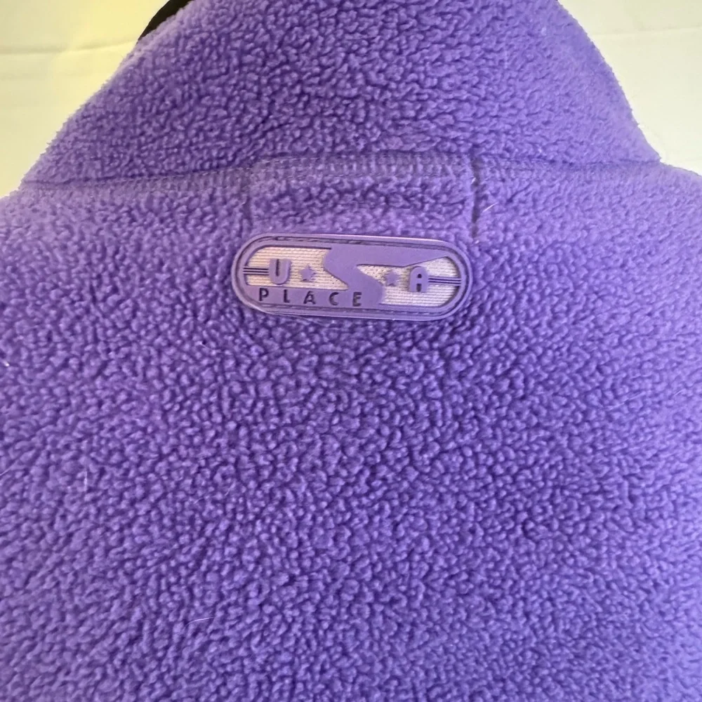 Children’s Place Purple zip fleece jacket‎ ( XL)